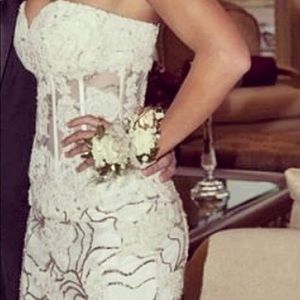 Mini White Formal Dress